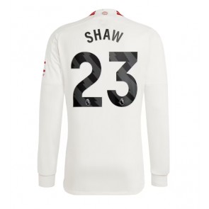 Maillot de foot Manchester United Luke Shaw #23 Troisième 2023-24 Manche Longue